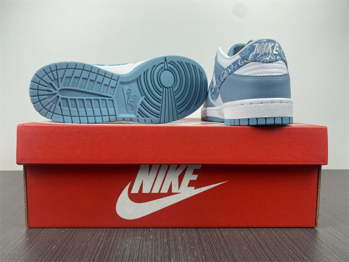 nike dunk low “blue paisley” dh4401-101