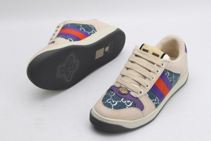 g*u*i ace embroidered low-top sneaker e2341