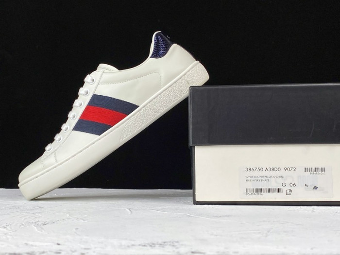 g*u*i ace embroidered low-top sneaker e2275