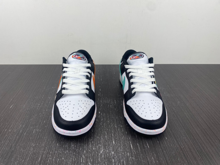 nike dunk low multiple s*hes white washed teal fd4623-131