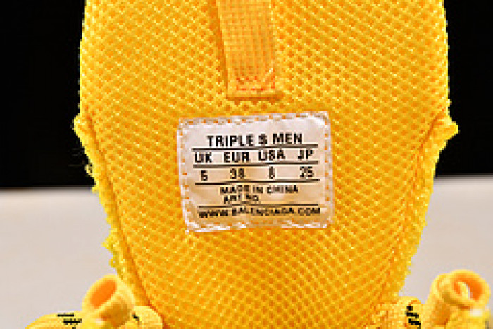 Ba*len*cia*ga TRIPLE S TRAINERS CLEAR SOLE TRAINER YELLOW W09O5 8126