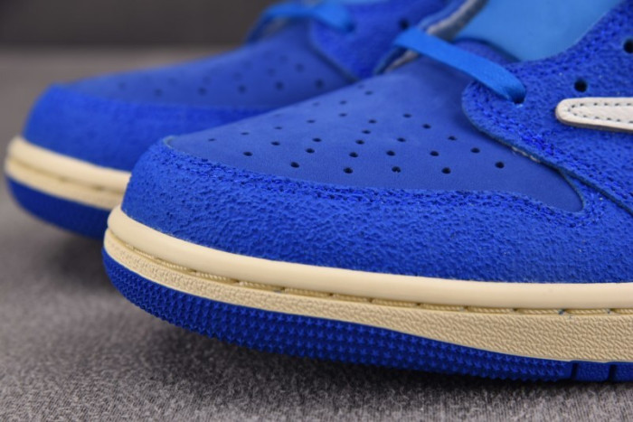 Travis Scott x Air Jordan 1 low blue white DM7866-400