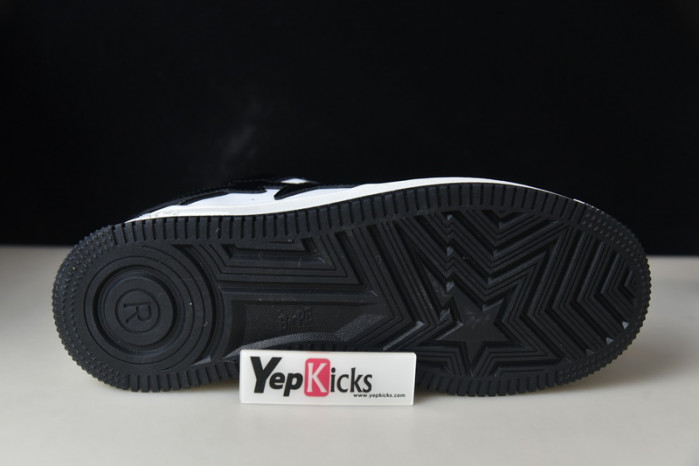 a bathing ape bape sta low black b027