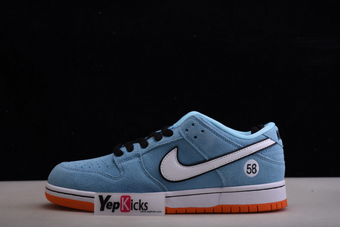 nike sb dunk low pro club 58 gulf x we club bq6817-401