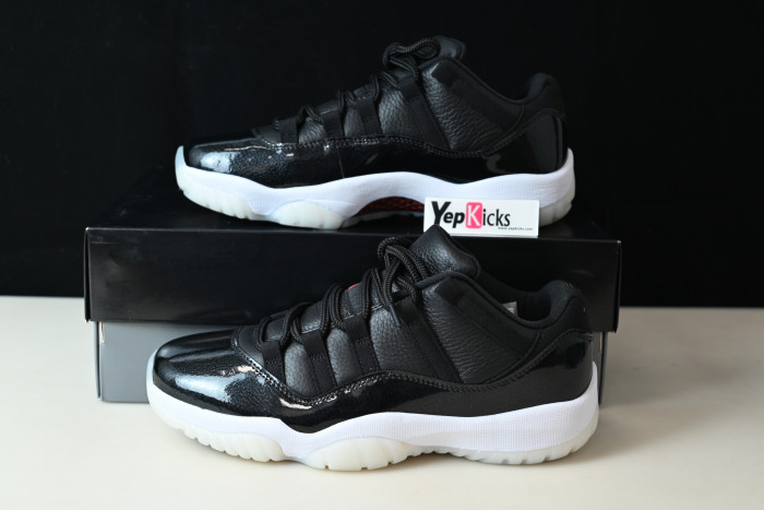 air jordan 11 low "72-10" av2187-001