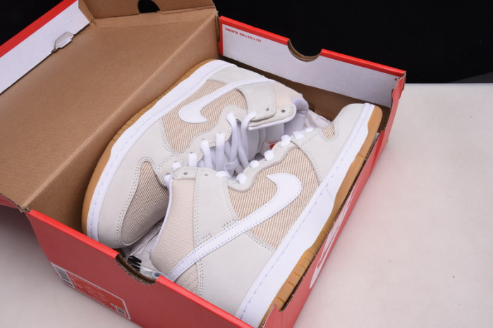nike sb dunk high pro iso orange label unbleached natural da9626-100