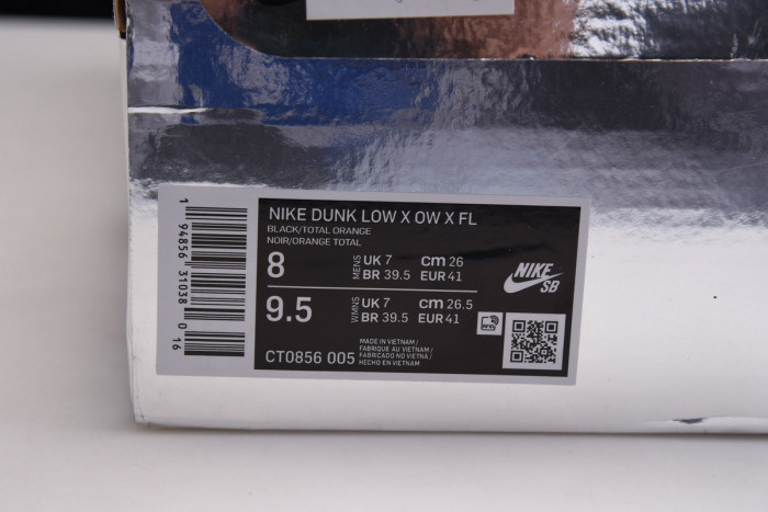 ow x nike dunk low ct0856-002