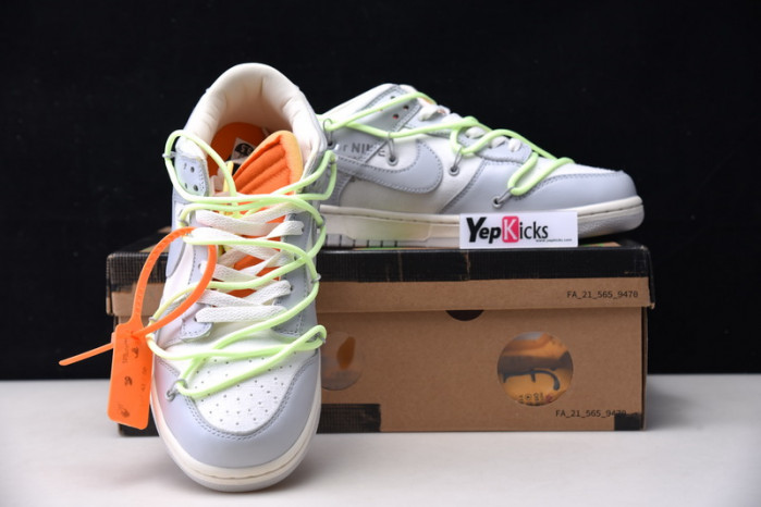 nike dunk low ow lot 43 dm1602-128