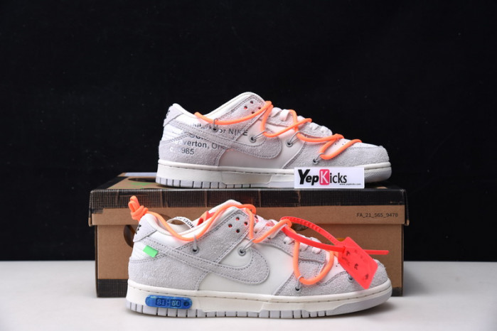 nike dunk low ow lot 31 dj0950-116