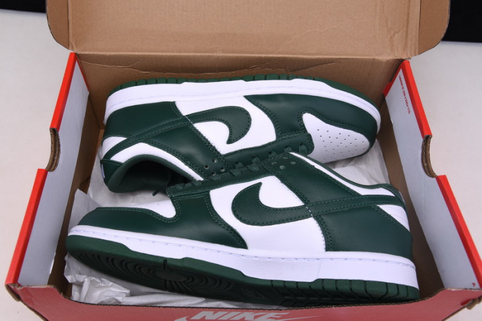 nike dunk low michigan state dd1391-101