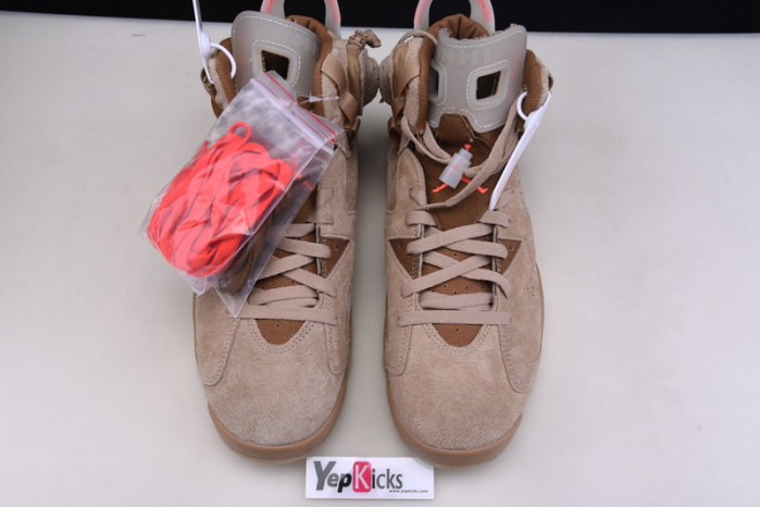 travis scott x air jordan 6 “british khaki” dh0690-200