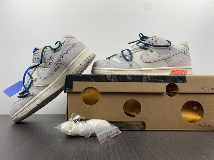 nike dunk low ow lot 16 dj0950-111