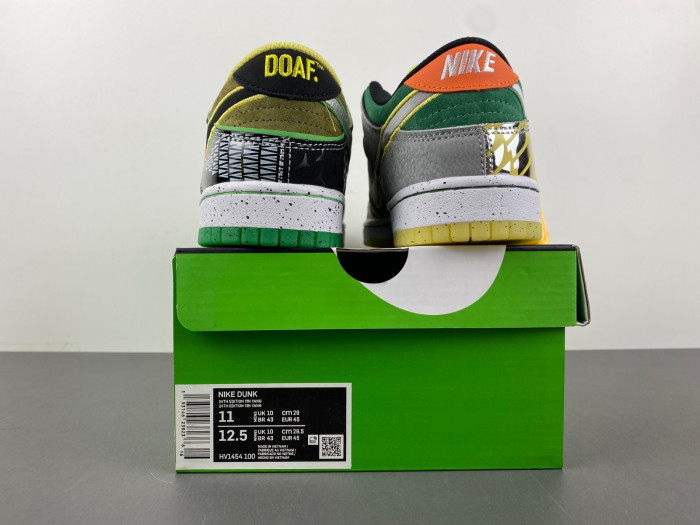 Division Street x Nike Dunk Low “What The Duck” (Away) HV1454-100