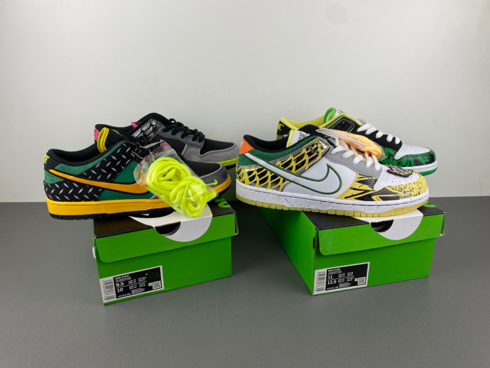 Division Street x Nike Dunk Low “What The Duck” (Away) HV1454-100
