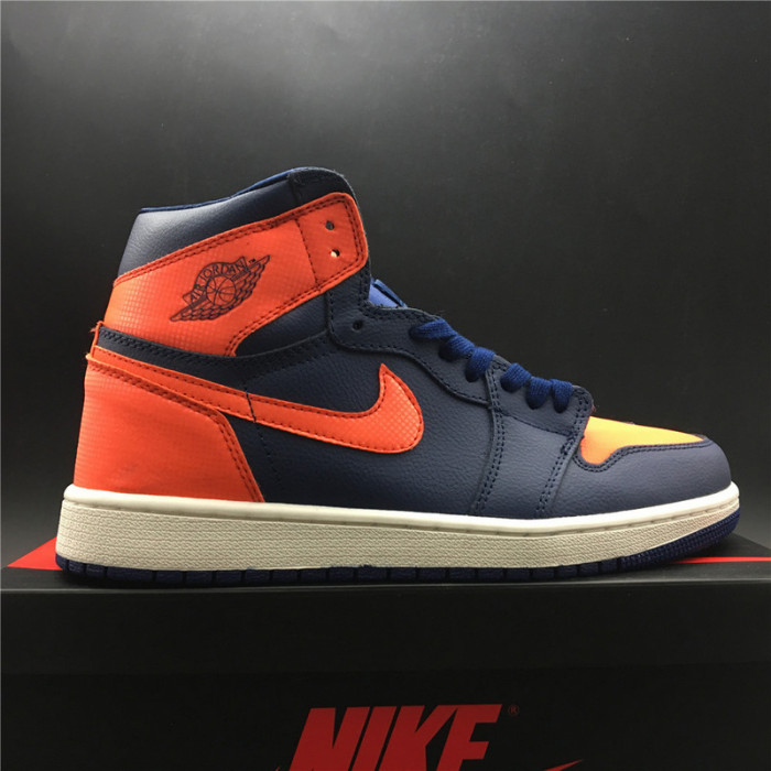 jordan 1 retro high blue void turf orange ah7389-408