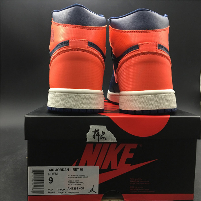 jordan 1 retro high blue void turf orange ah7389-408