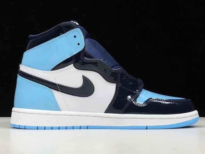 air jordan 1 retro high unc patent cd0461-401
