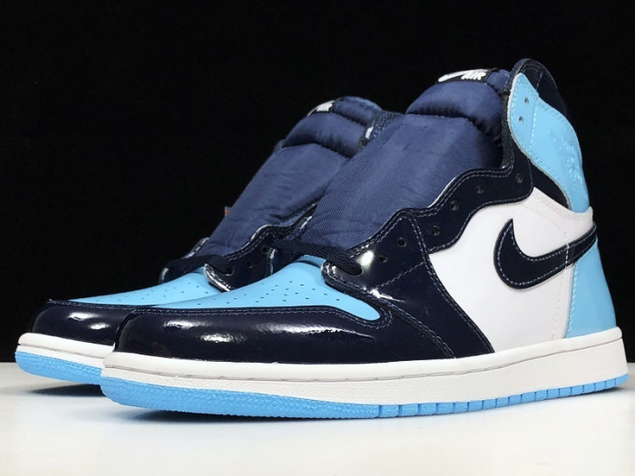 air jordan 1 retro high unc patent cd0461-401