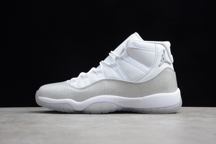 air jordan 11 retro white metallic silver ar0715-100