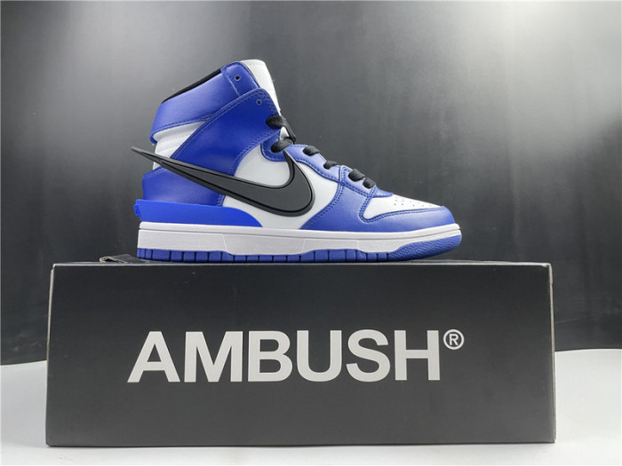 nike dunk high white and blue cu7544-400