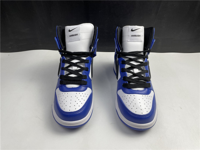 nike dunk high white and blue cu7544-400