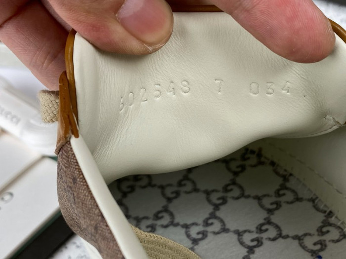 g*u*i ace embroidered low-top sneaker e2273