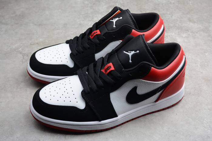 jordan 1 low black toe 553558-116