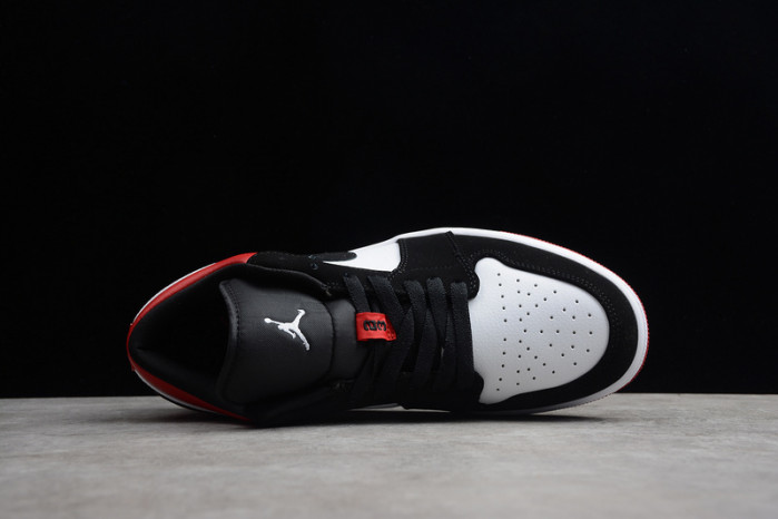 jordan 1 low black toe 553558-116