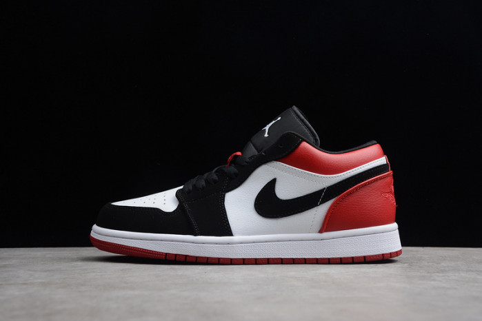 jordan 1 low black toe 553558-116