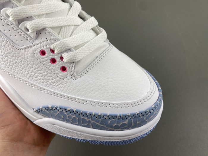 Air Jordan 3 GS "White/Cobalt Bliss" HQ0784-101