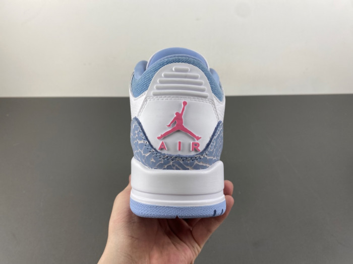 Air Jordan 3 GS "White/Cobalt Bliss" HQ0784-101
