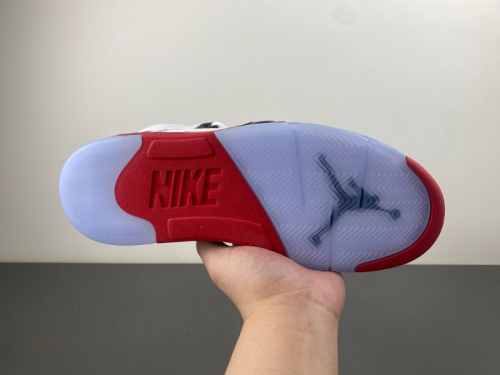 Air Jordan 5 Fire Red Black Tongue 2025 HQ7978-101
