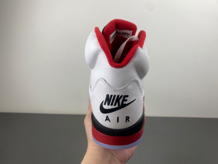 Air Jordan 5 Fire Red Black Tongue 2025 HQ7978-101