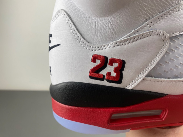 Air Jordan 5 Fire Red Black Tongue 2025 HQ7978-101