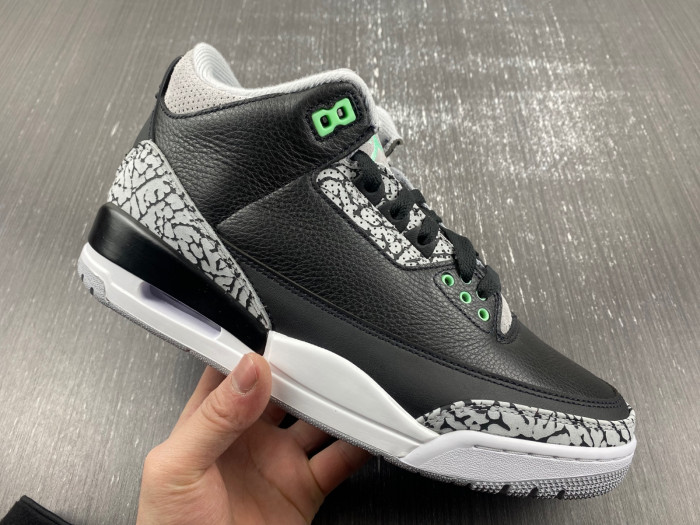 air jordan 3 “green glow” ct8532-031