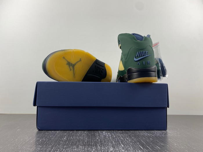 air jordan 5 "navy green” fz5758-003