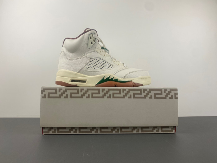 Air Jordan 5 "El Grito" Sail and Dark Pony HF8833-100