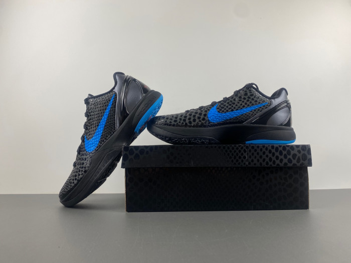 nike zoom kobe 6“dark knight” 429659-016