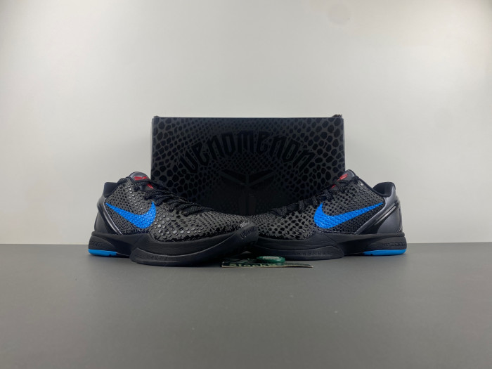 nike zoom kobe 6“dark knight” 429659-016