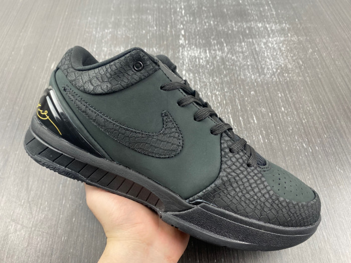 nike kobe 4 protro “black gold” fq3544-001