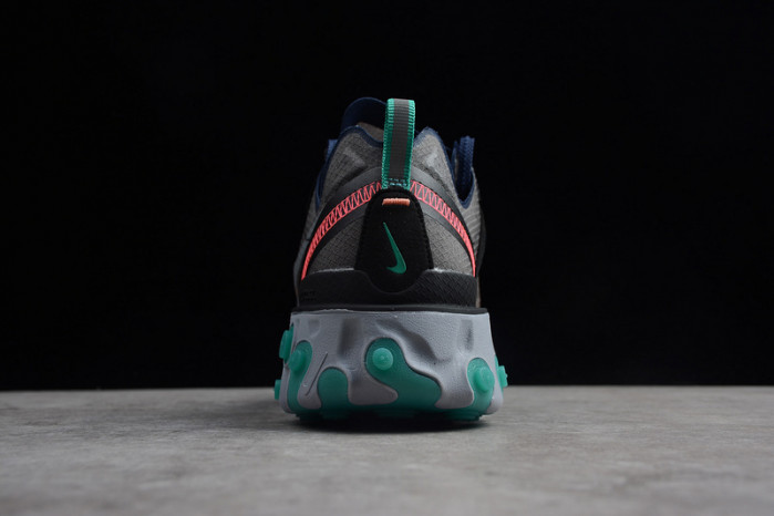 nike react element 87 black neptune green aq1090-005