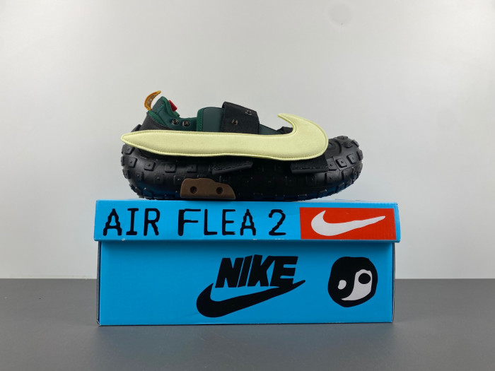 cactus plant flea market x nike air flea 2 “faded spruce” dv7164-300