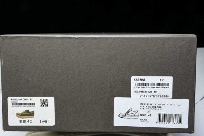 RICK OWENS SNEAKER