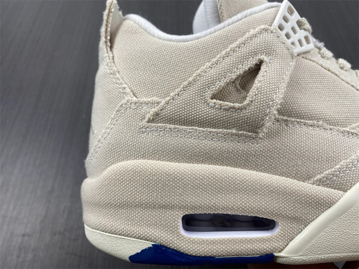 air jordan 4 retro blank canvas dq4909-100