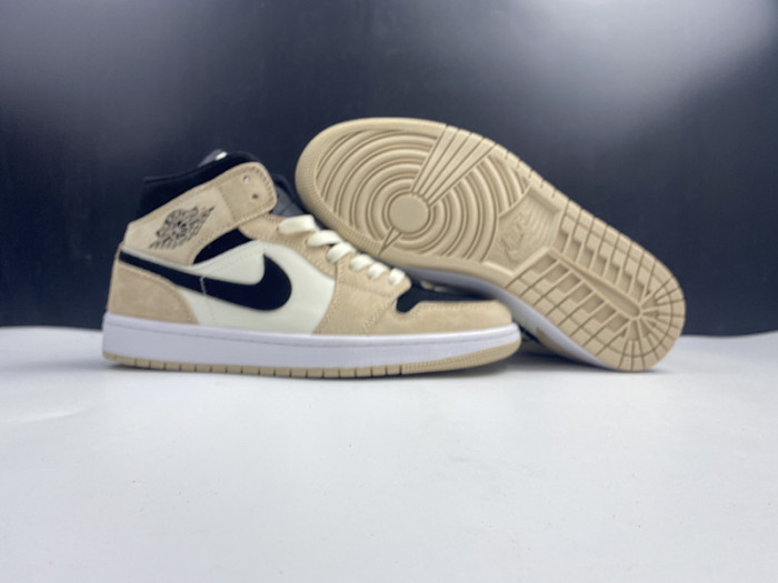 air jordan 1 mid barely orange light violet bq6472 -800