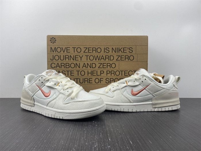 nike dunk low disrupt 2 pale ivory dh4402-100