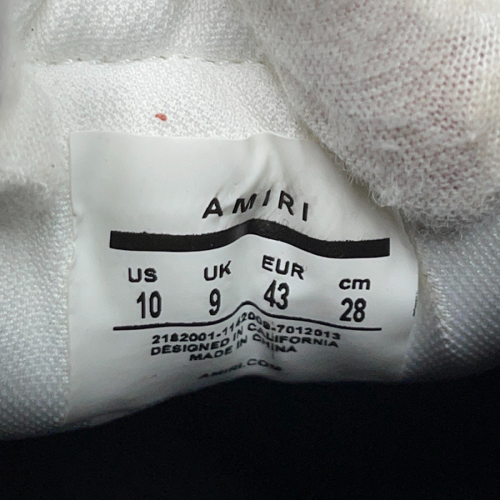 amiri sneaker