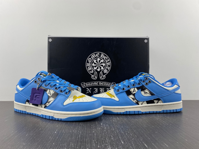nike dunk low Ch*0me He**ts unc dd1503-1001
