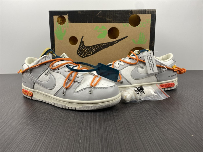 nike dunk low ow lot 44 dm1602-104