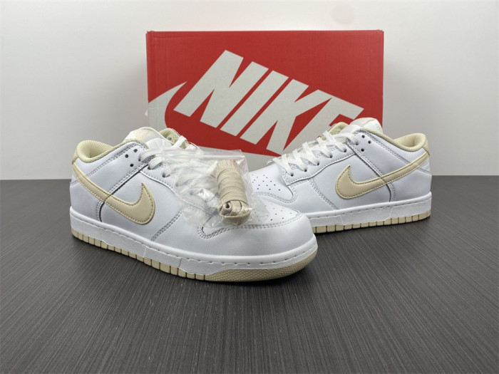 nike dunk low pearl white dd1503-110